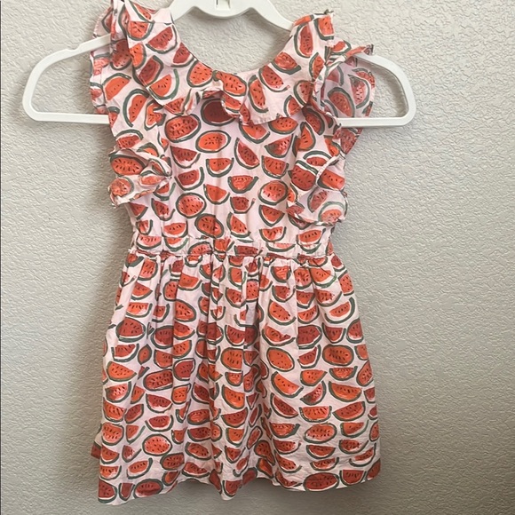 Watermelon Print Kids Dress - Picture 1 of 3